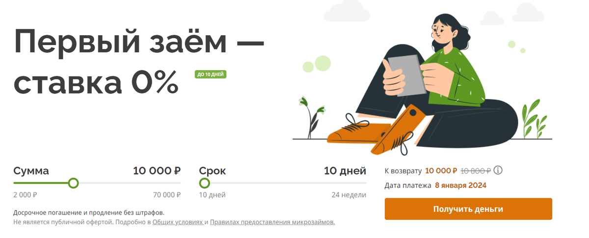 Займы со 100% процентным одобрением