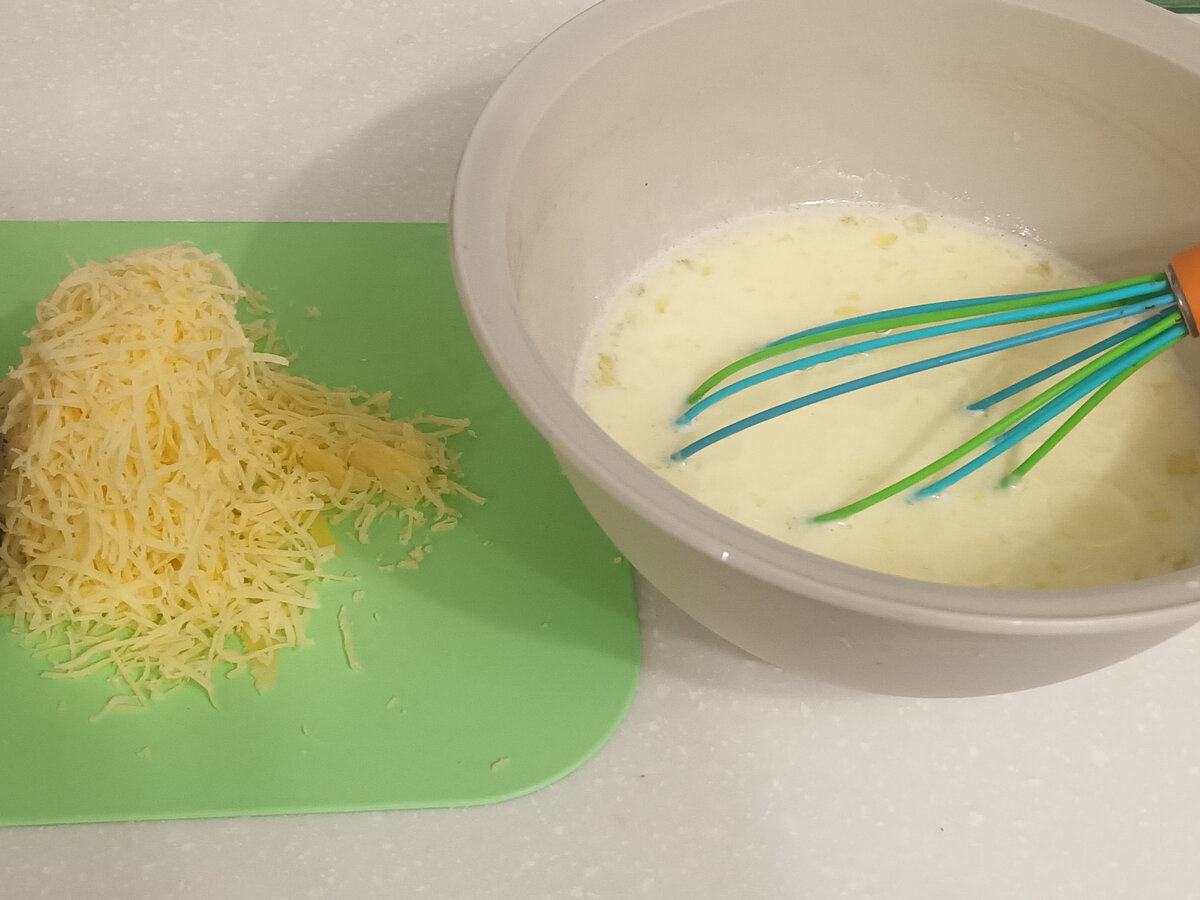 замешиваем тесто