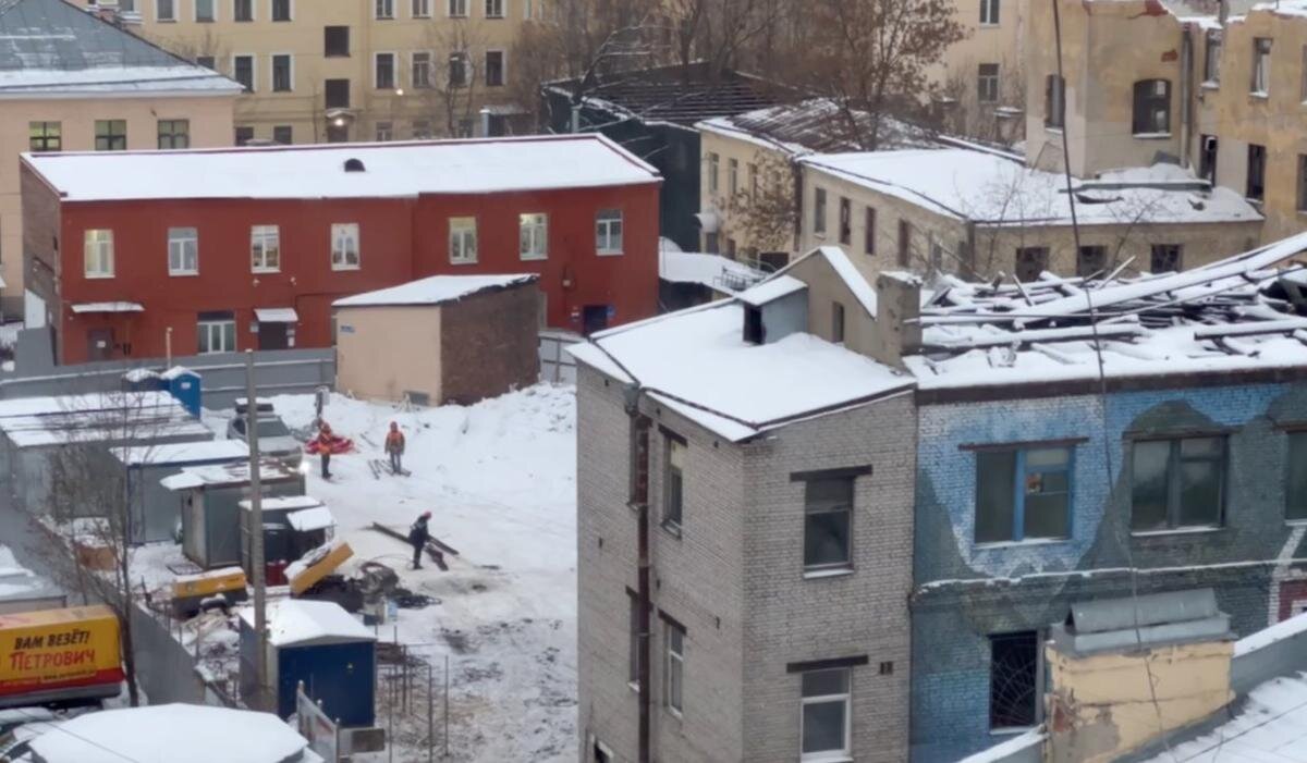 Скриншот: видео в Telegram-канале «SOS СПб СНОС»