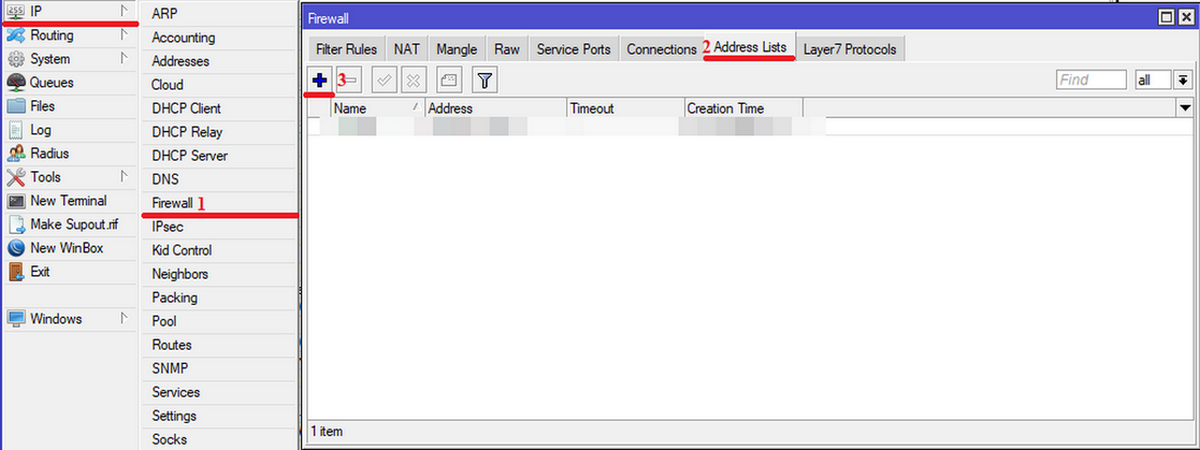 Firewall-Address Lists