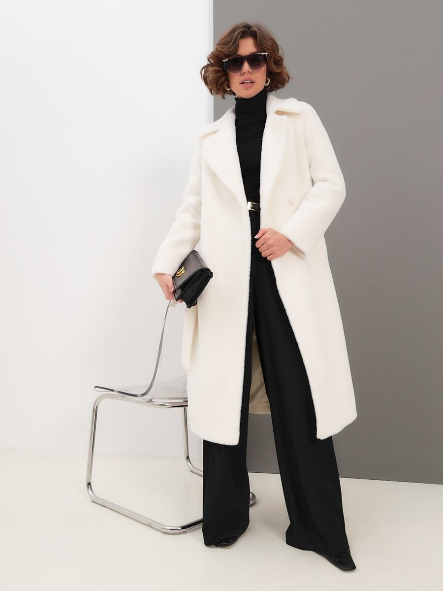  Bless You Today Пальто зимнее длинное шубка искусственная 