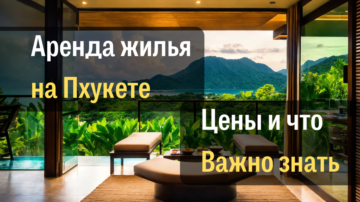 Аренда жилья Пхукет. Цены и что важно знать | Витт Данил | Пхукет | Дзен