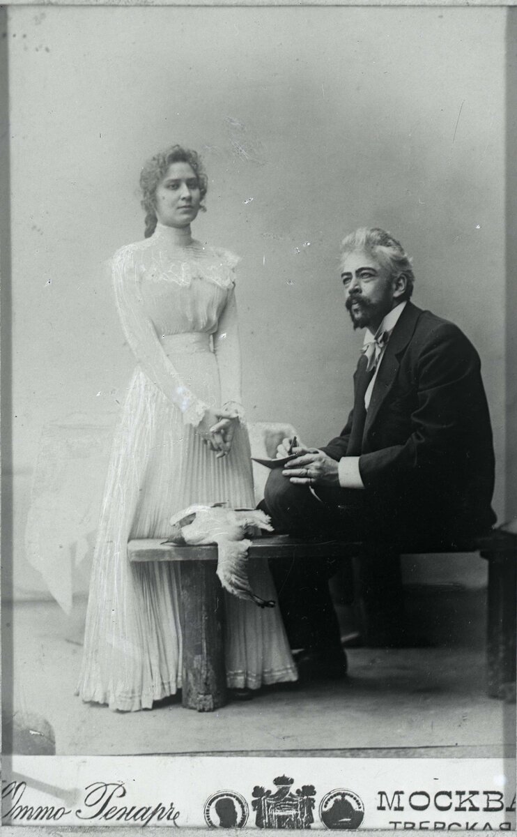 Мария Роксанова - Нина и Константин Станиславский - Тригорин