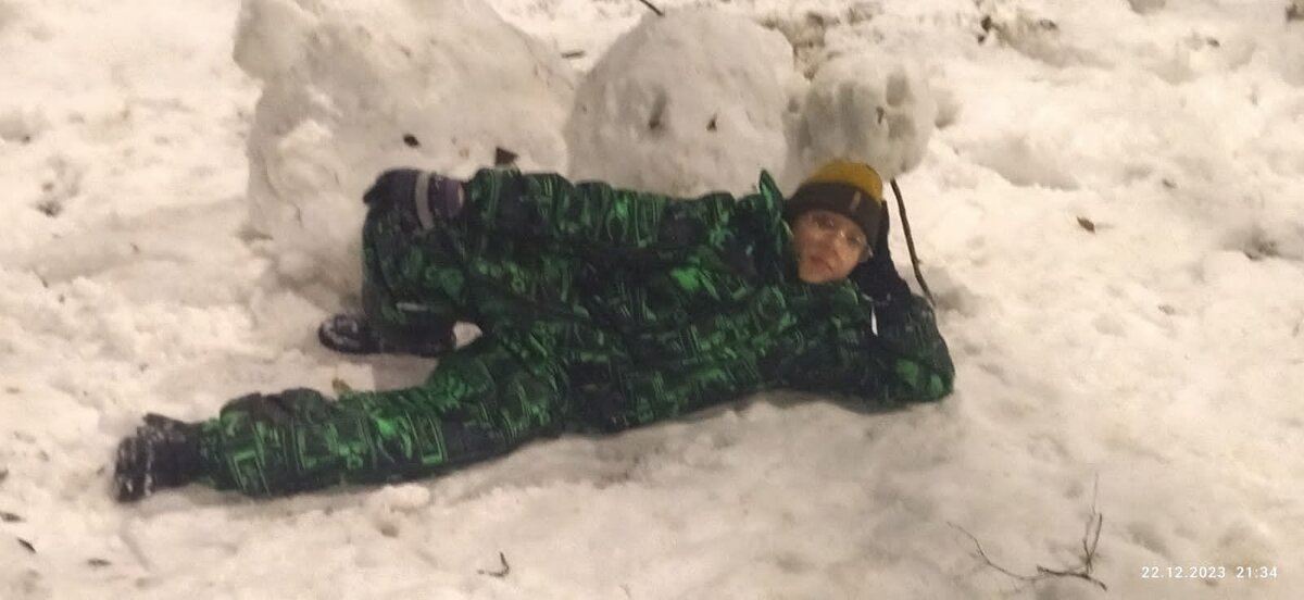 Снеговик Серёжа и я