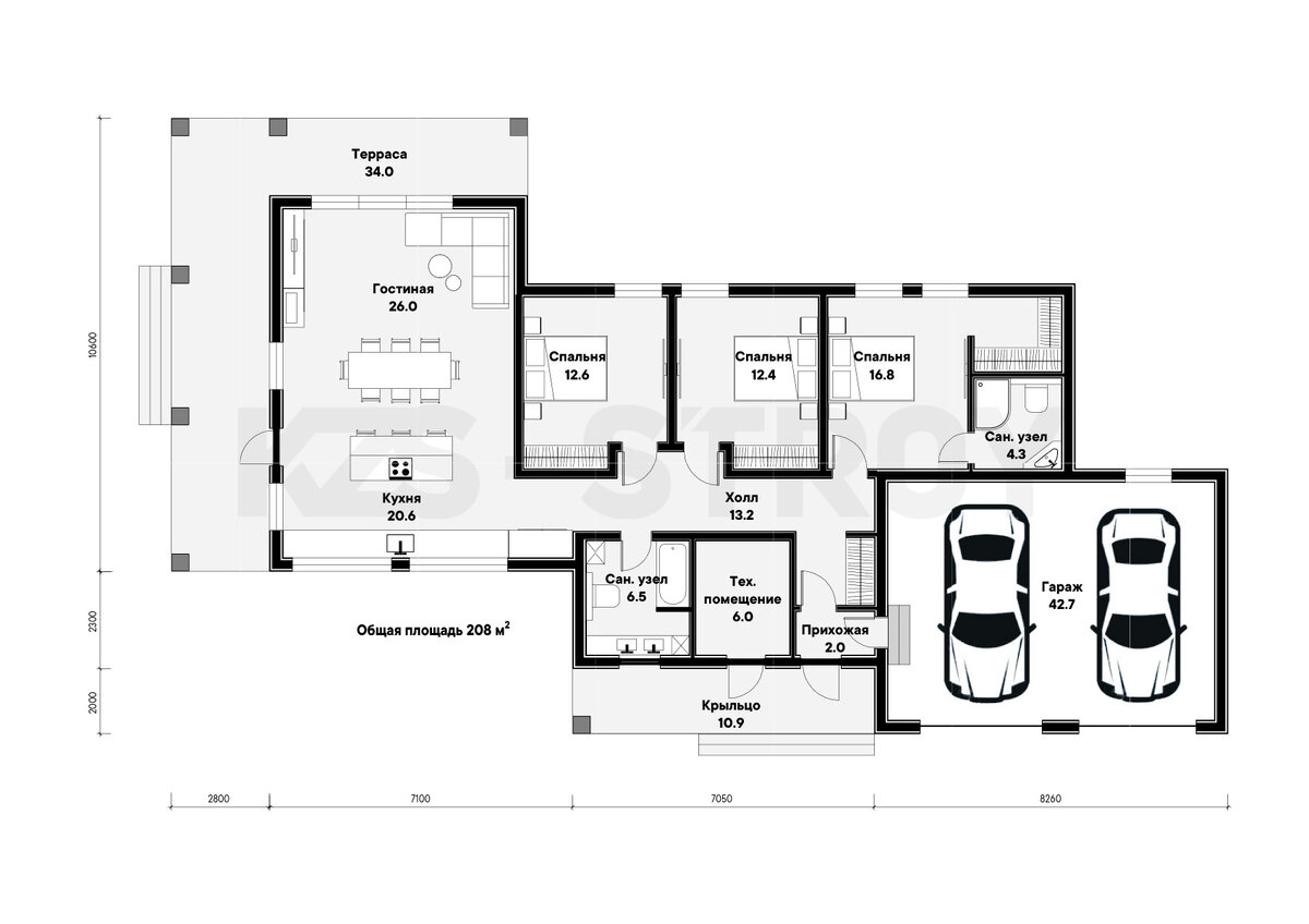 Планировка проекта «Регор»