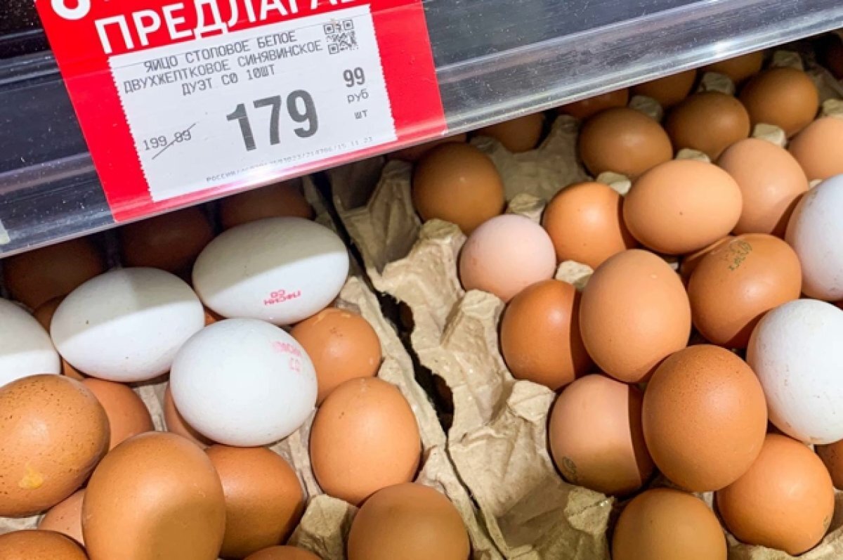   Цены на куриное яйцо в Иркутской области не будут повышать до 31 марта