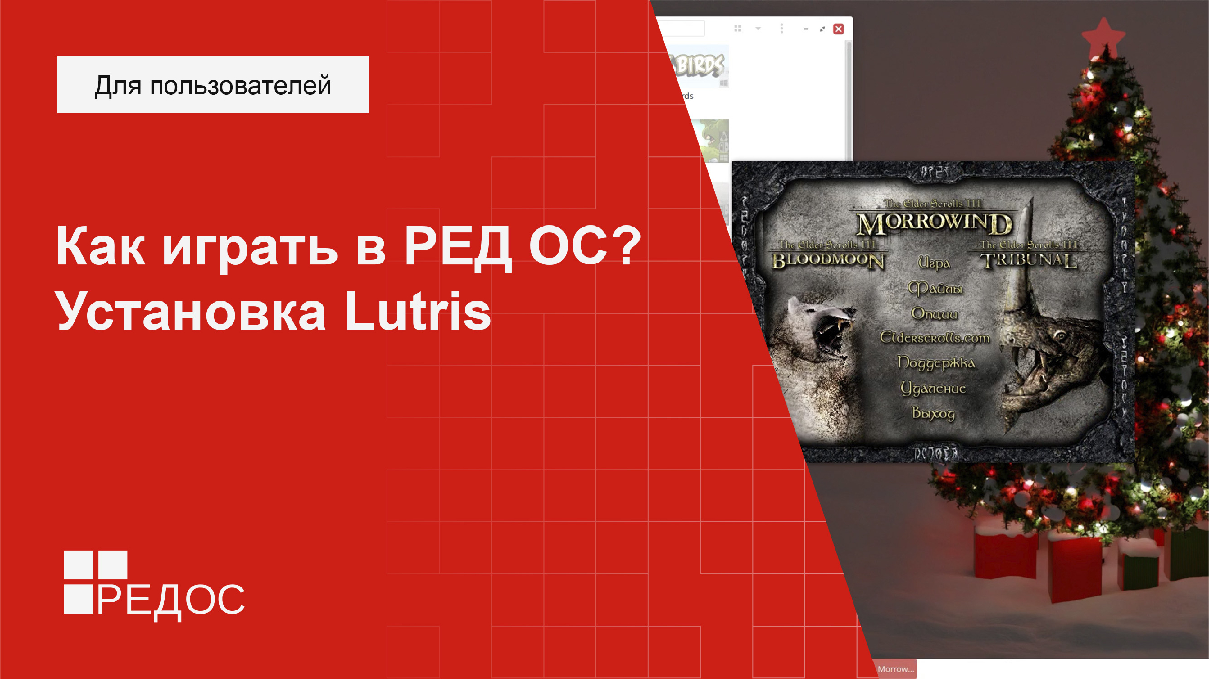 Как играть в РЕД ОС? Установка Lutris