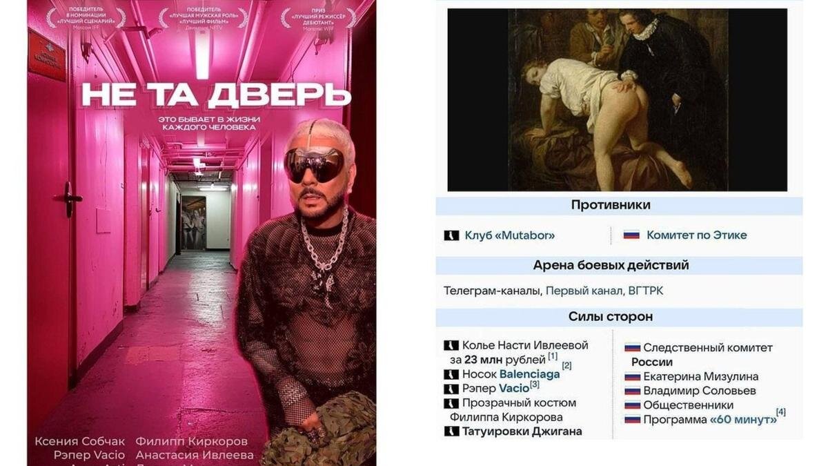    Подборка мемов после «голой» вечеринки Ивлеевой. Фото: соцсети