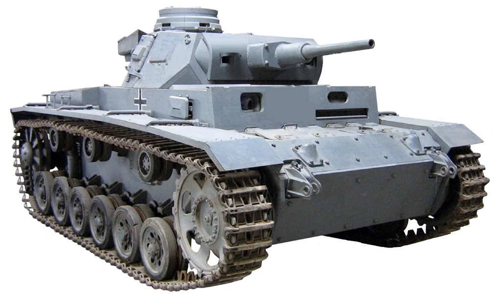 ТТХ Pz Kpfw III Ausf G: Боевая масса – 20,3 т. Броня: башня, лоб и борта надстройки и корпуса – 30 мм, корма надстройки и корпуса - 21 мм. Двигатель «Майбах» НL 120TR. Скорость - 40 км/ч. Запас хода - 165 км. Вооружение: 50-мм пушка 5cm KwK38 L/42 и два 7,92-мм пулемета MG34. 