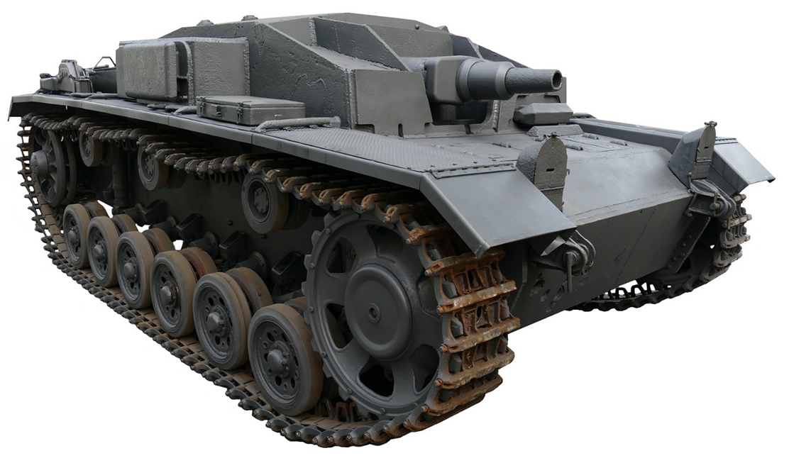 ТТХ StuG III: Боевая масса 22 т. Двигатель «Майбах» HL 120TRM (300л.с.). Максимальная скорость по шоссе: 40 км/ч. по рокаде - 30 км/ч. Вооружение – пушка 7,5 cm StuK 37 L/24. Дальность прямого выстрела 650 м, максимальная дальность стрельбы 6200 м.