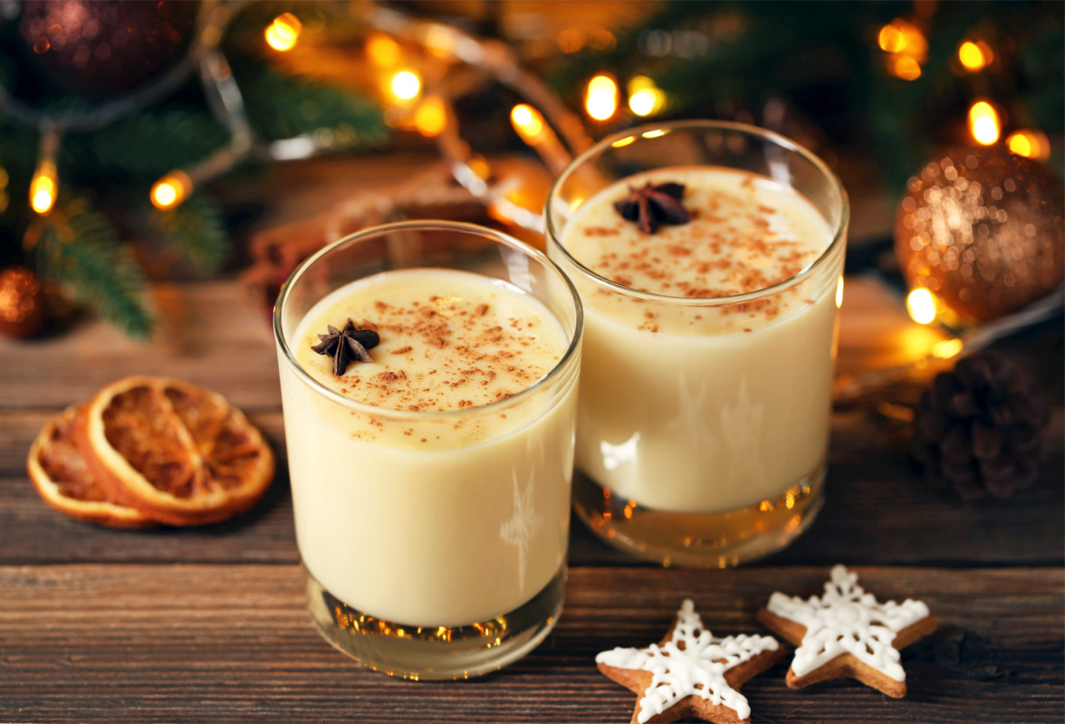 Рождественский напиток Egg nog