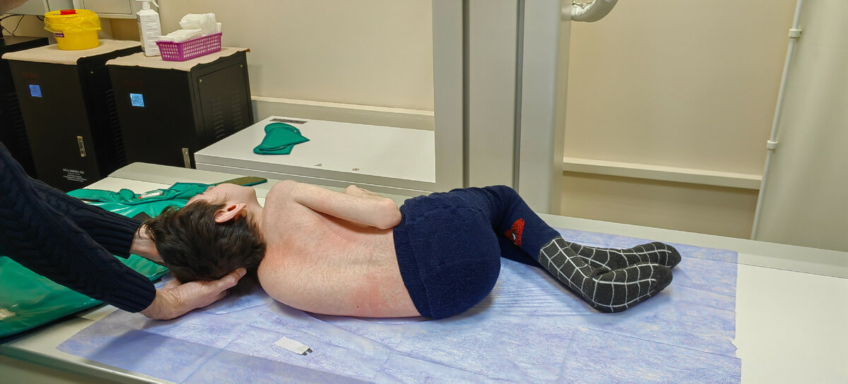 На рентгене. В ожидании.