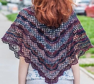 Шаль фото схемы