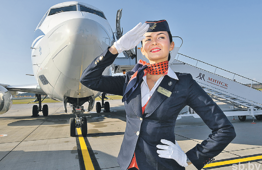 Белорусские стюардессы теперь летают не только по всей России, но и оправятся в космос. Фото: ИД «Беларусь сегодня»