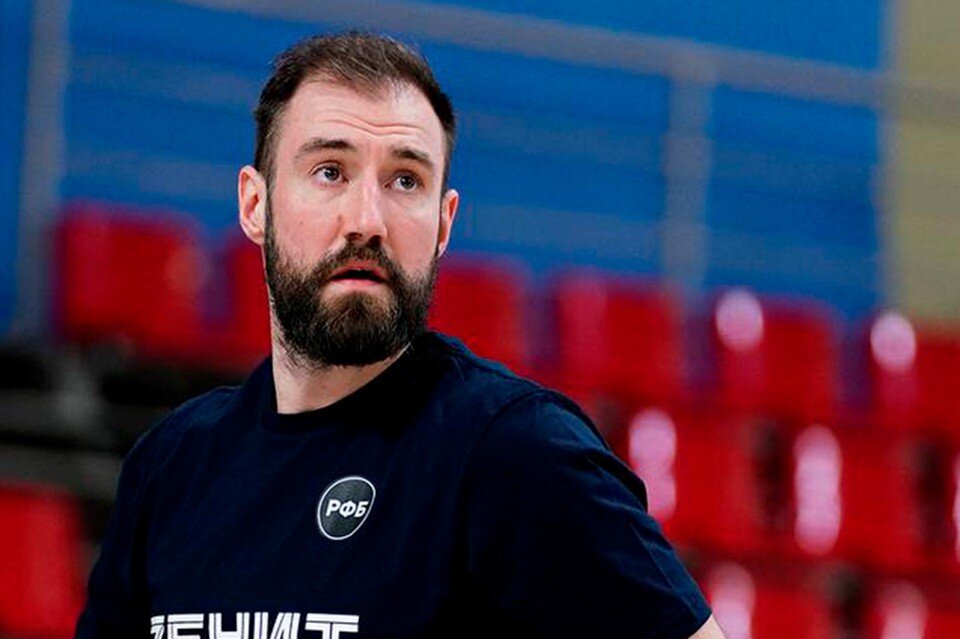    Баскетболист Карасев сыграл первый матч за «Зенит» после тяжелой травмы. Фото: t.me/zenitbc