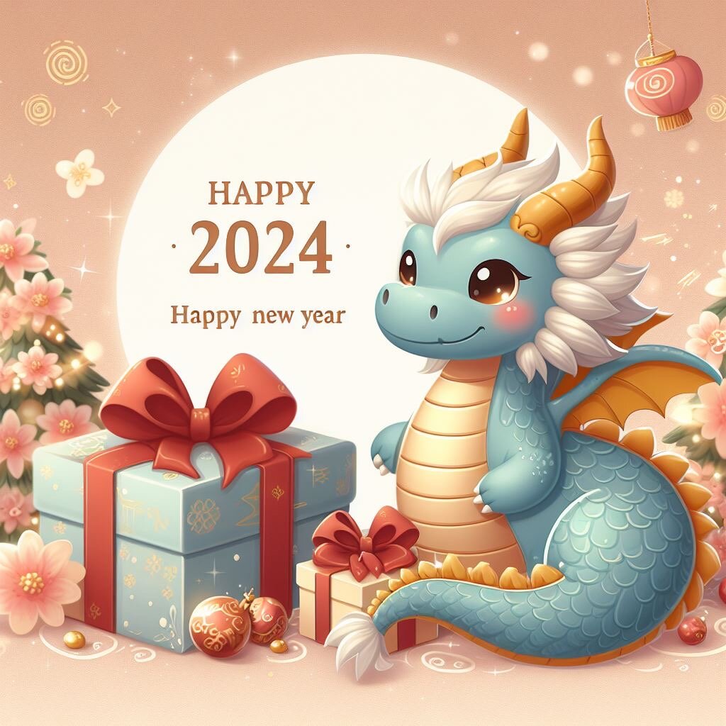 Здесь получился просто милый дракоша, даже не видно явных ошибок ии