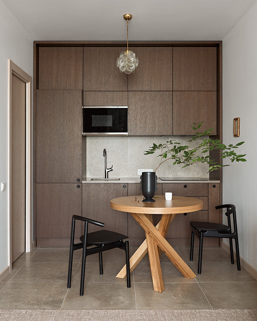 м. м. дизайн студия 13. интерьер студии 18 кв. м.