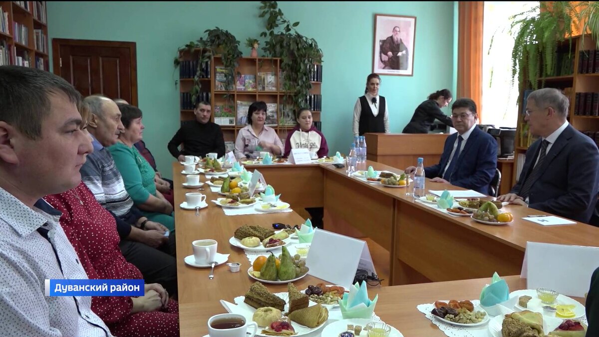    В ходе рабочей поездки Глава республики встретился с семьями погибших участников СВО в селе Месягутово