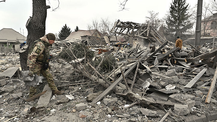 Последствия "прилёта" в Запорожье. Фото: Dmytro Smolienko/Keystone Press Agency/Global Look Press