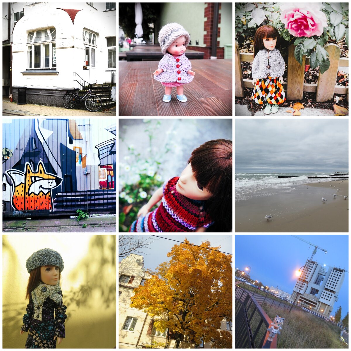 Балтика сентябрь и ноябрь 2023. Фотографии и коллажи авторские.