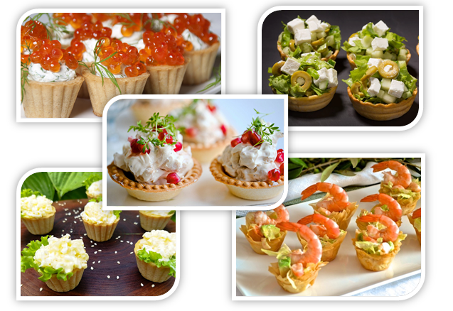 Закуски такого рода смотрятся на столе эффектно.