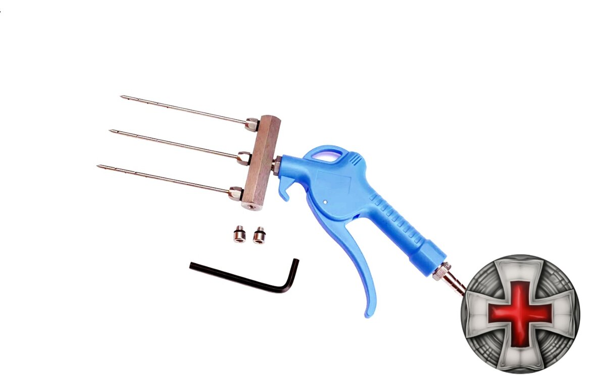 Вот она шайтан машина доя накачивания тушек кур. Фото из открытых источников.