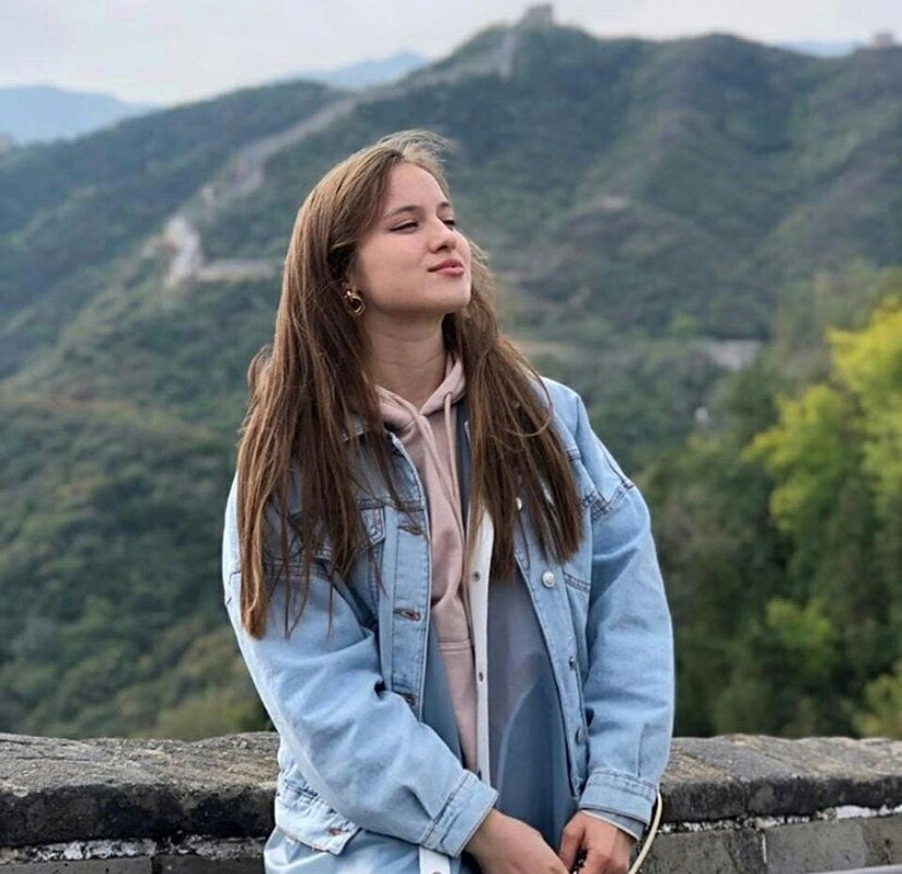 Я на фоне Великой Китайской стены