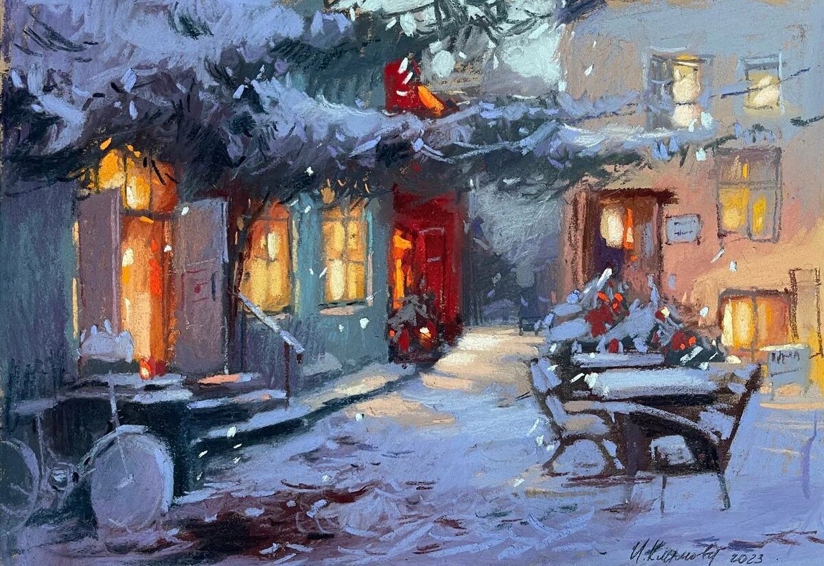 Пастельная зарисовка Ирины Климовой