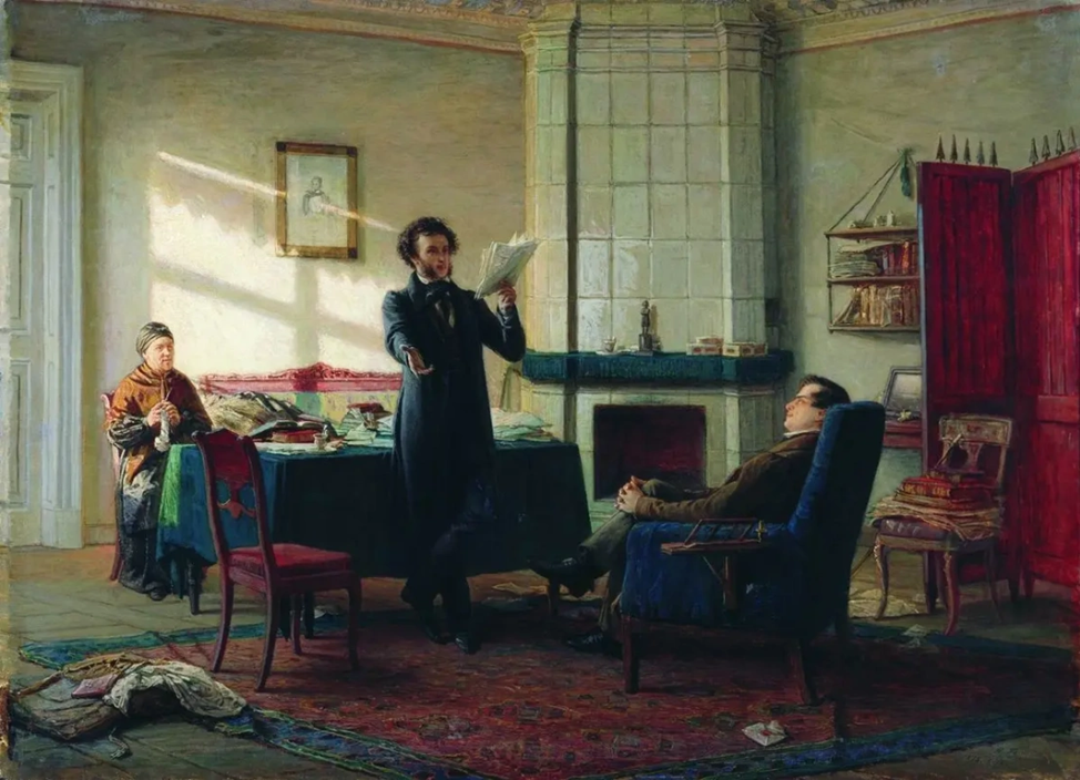 Николай Ге «Пушкин в Михайловском» 1875 г.