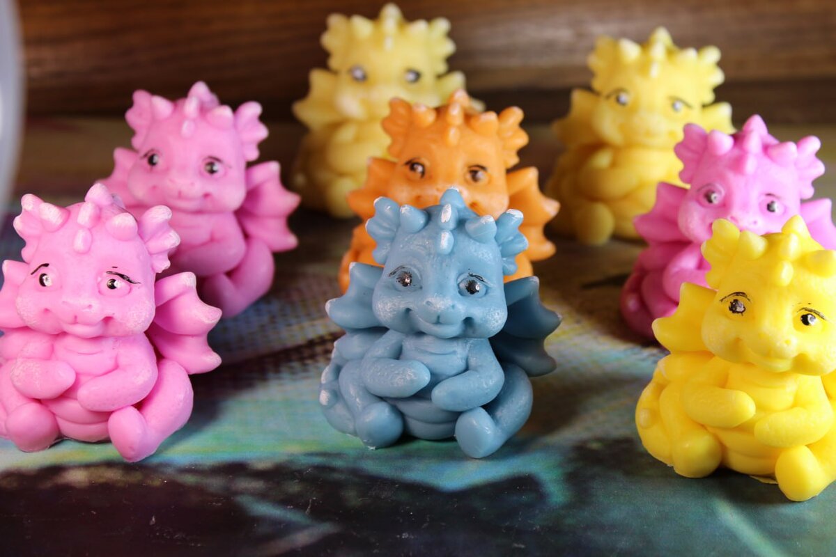 Дракоша, сувенирное мыло