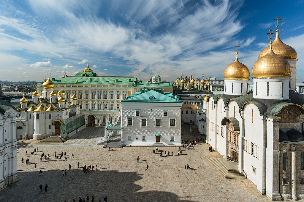 Ансамбль московского кремля фото