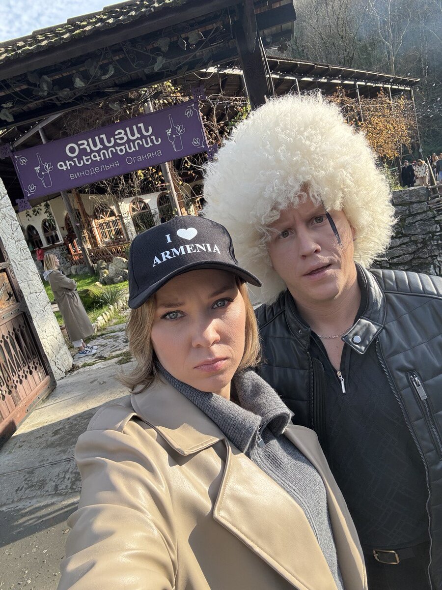    Олеся с партнёром по фильму Андреем КрыжнимАрхивы пресс-службы