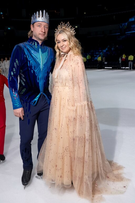 Евгений Плющенко и Яна Рудковская 