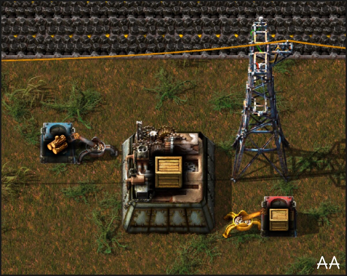 Factorio все манипуляторы фото 14