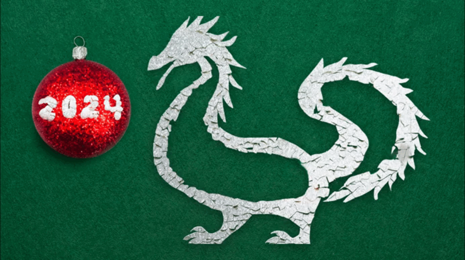 Символ года в стиле восточной гравюры выглядит эффектно, а сделать его очень легко