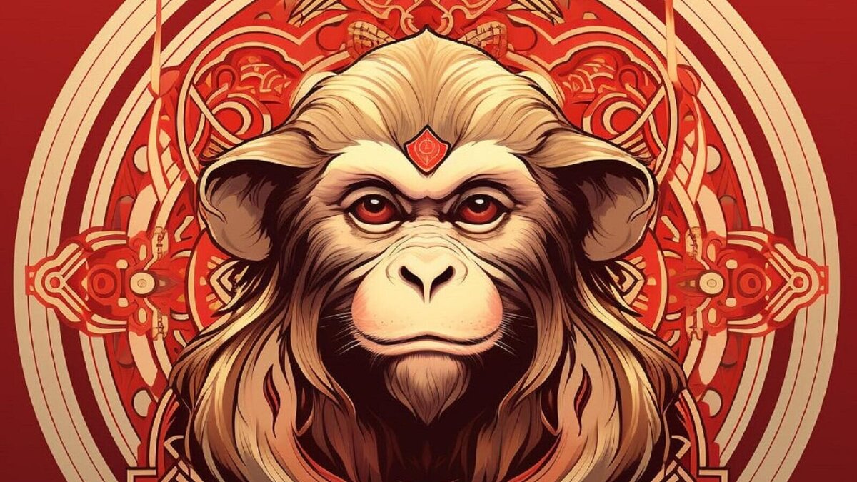    Знак Зодиака Обезьяна© RaketaNews NR | Сгенерировано нейросетью Midjourney