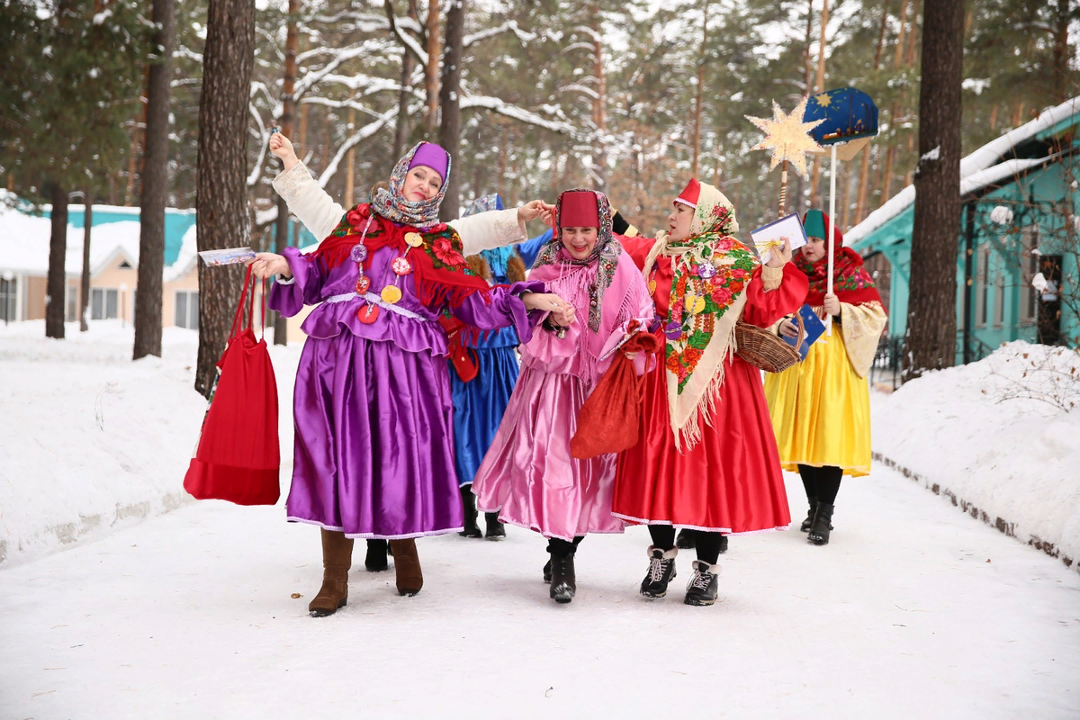 Рождественские гуляния.
