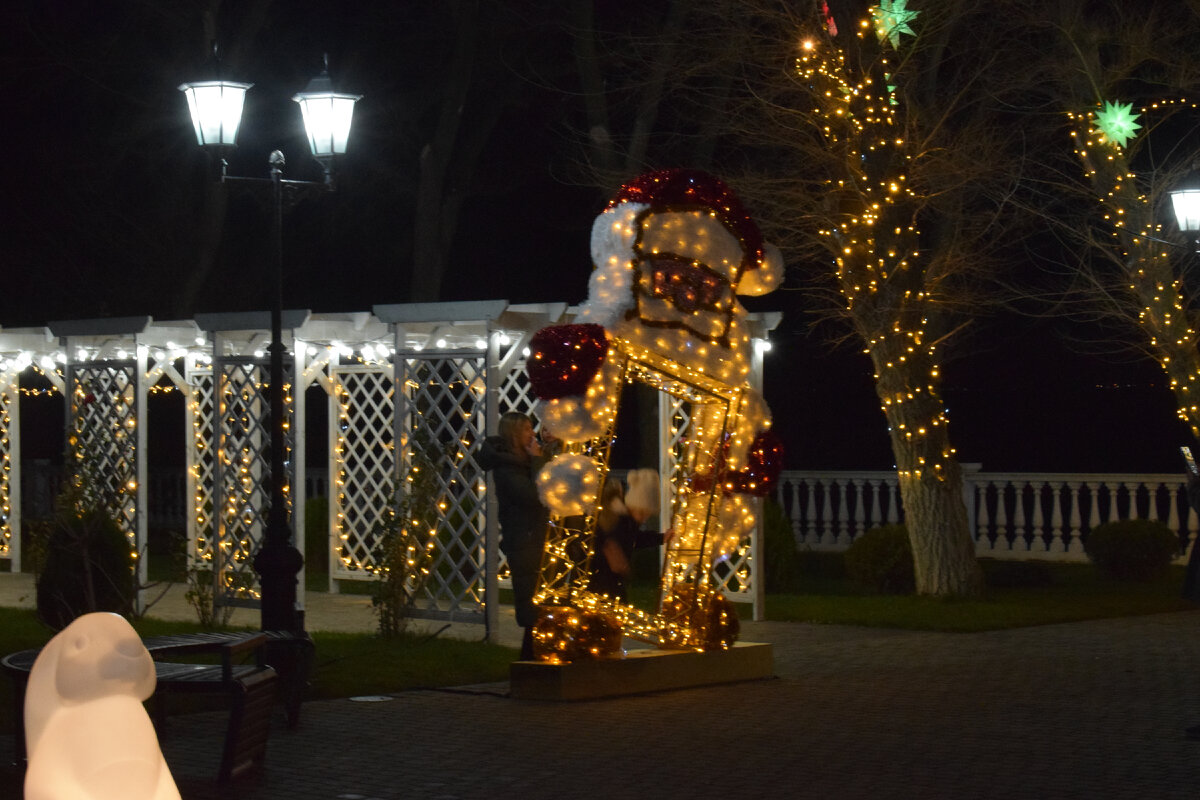 Парк в Тамани декабрь 2023 г.