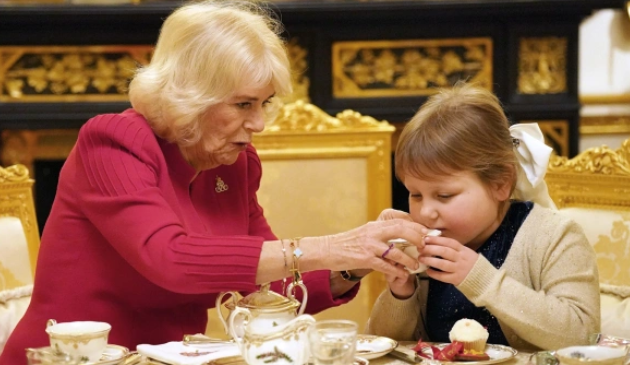 Из интернета.  Королева Камилла и Оливия.