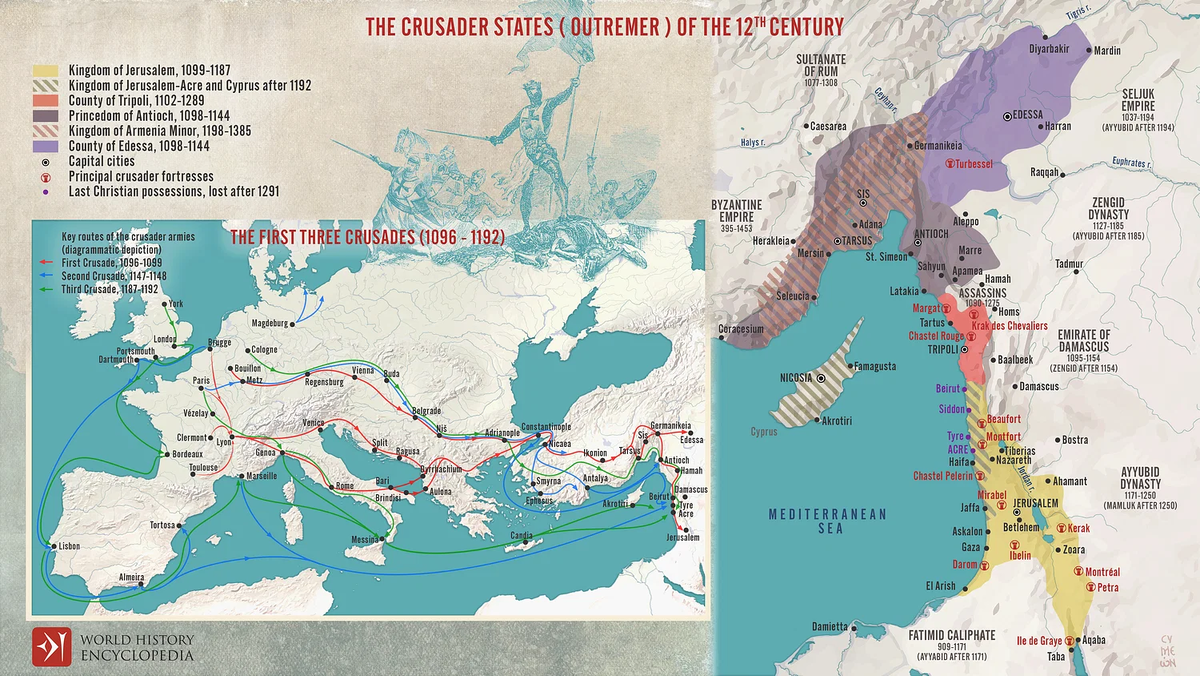 Крупнейший торговый порт восточного средиземноморья. Эдесса на карте.