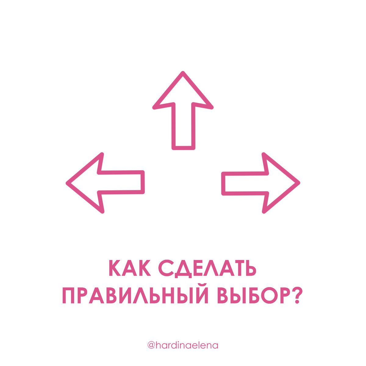 Как сделать правильный выбор?