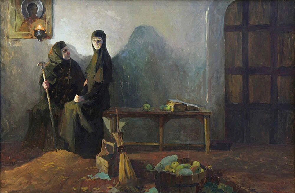 Соломония Сабурова в Покровском монастыре  Суздаля. Изображение из открытых источников интернет