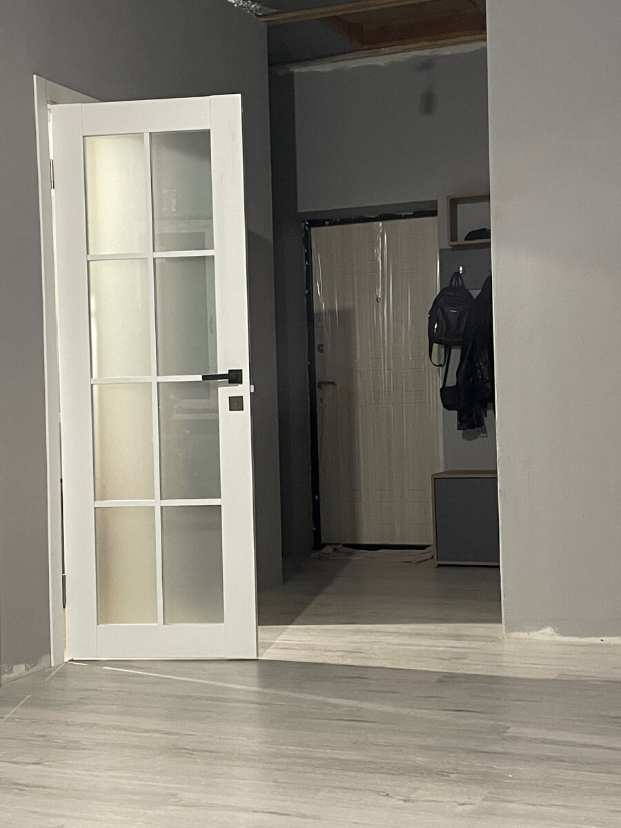 Фото автора. Еще пленку с входной забыли снять и помыть 