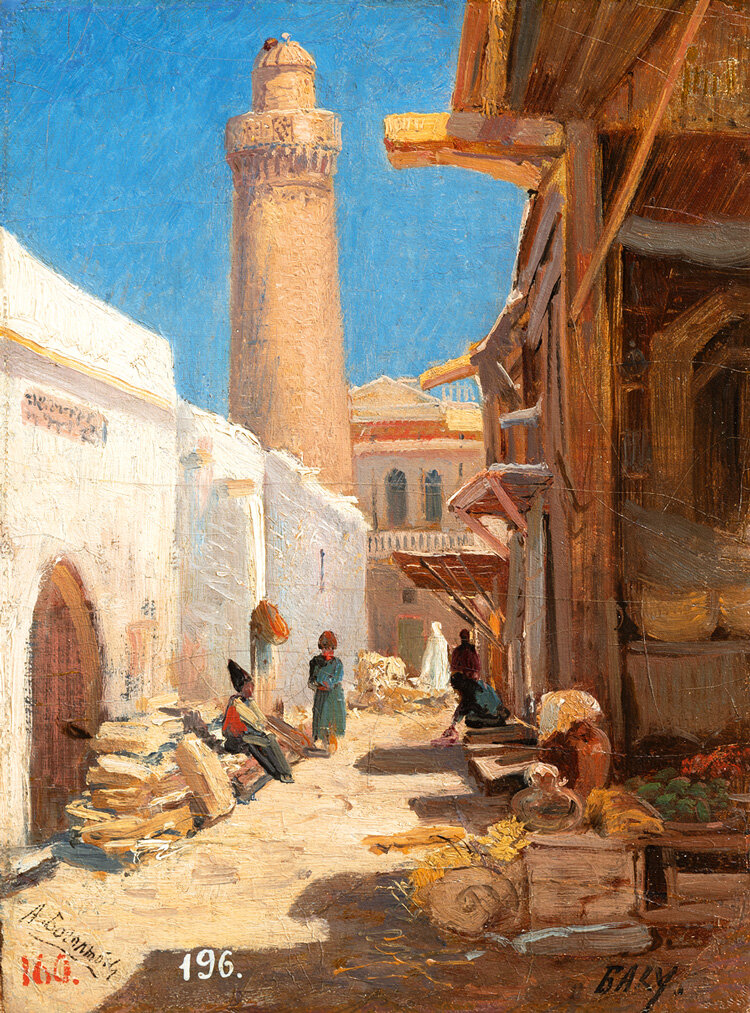 Баку. Улица в полдень. 1861