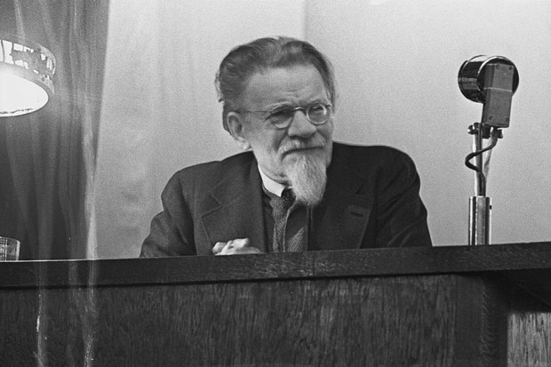    Советский государственный и партийный деятель Михаил Иванович Калинин, 1 января 1935 года. Фото: ТАСС