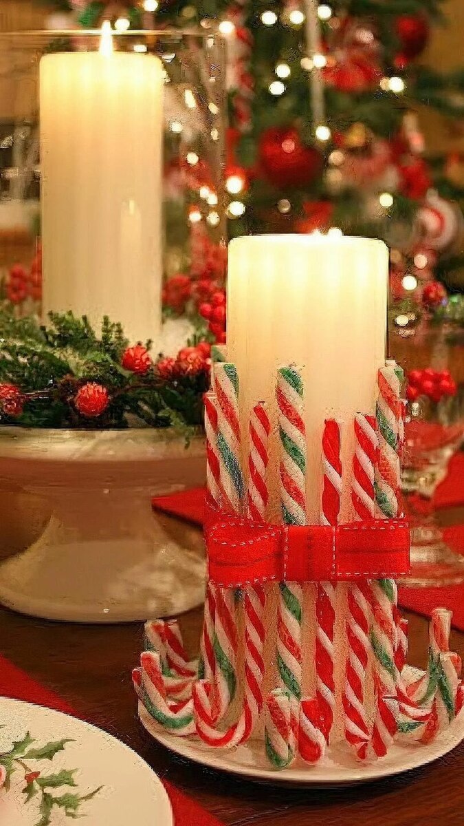 Christmas candles/подарки/Новогодние свечи/декор