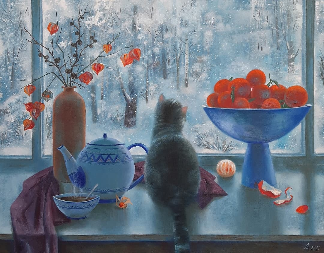 «В ожидании чудес» – работа художницы Анастасии Лобановой