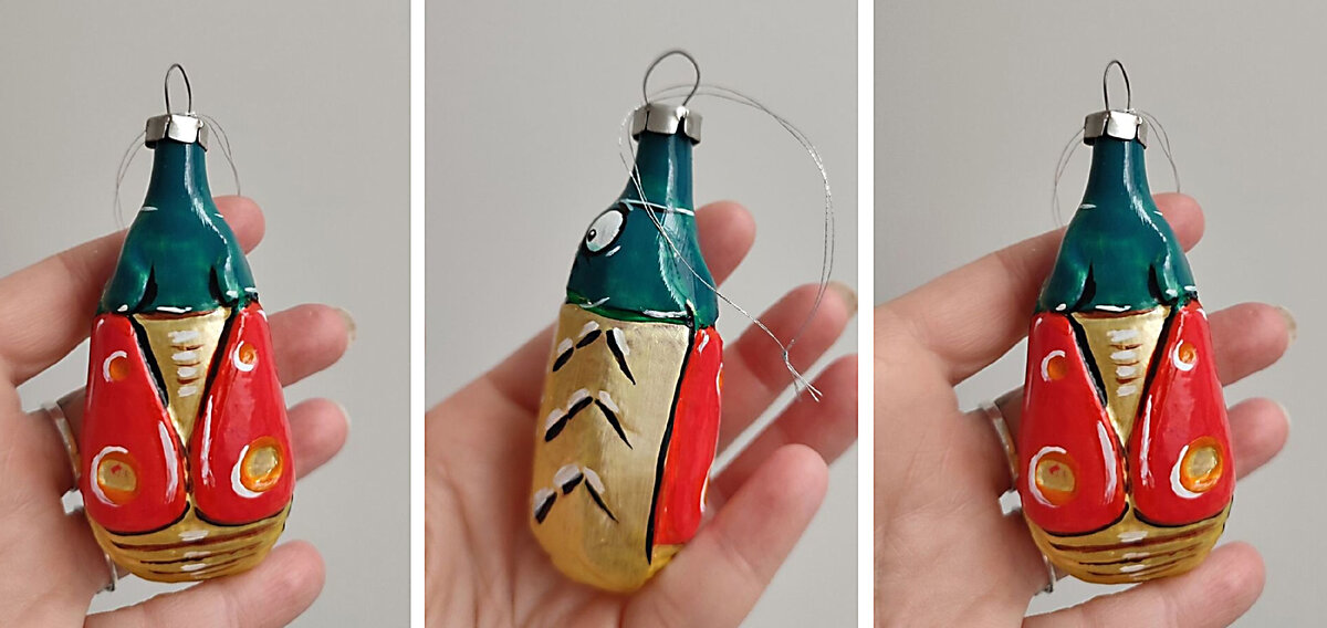 Жук, конечно, как новый. С глазами на... Черт его знает, где у него опа теперь?