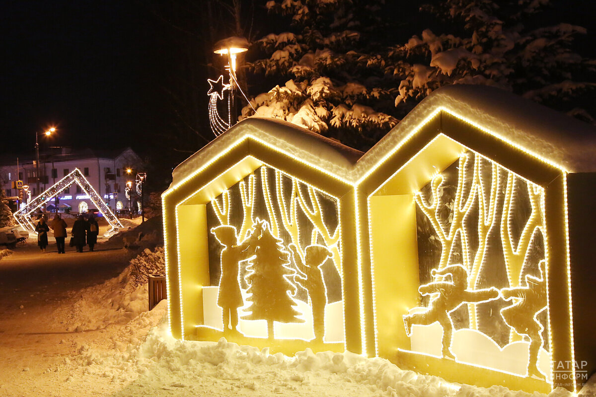 В предстоящие новогодние праздники множество мероприятий пройдет по всей Казани. Фото: © Султан Исхаков / «Татар-информ»