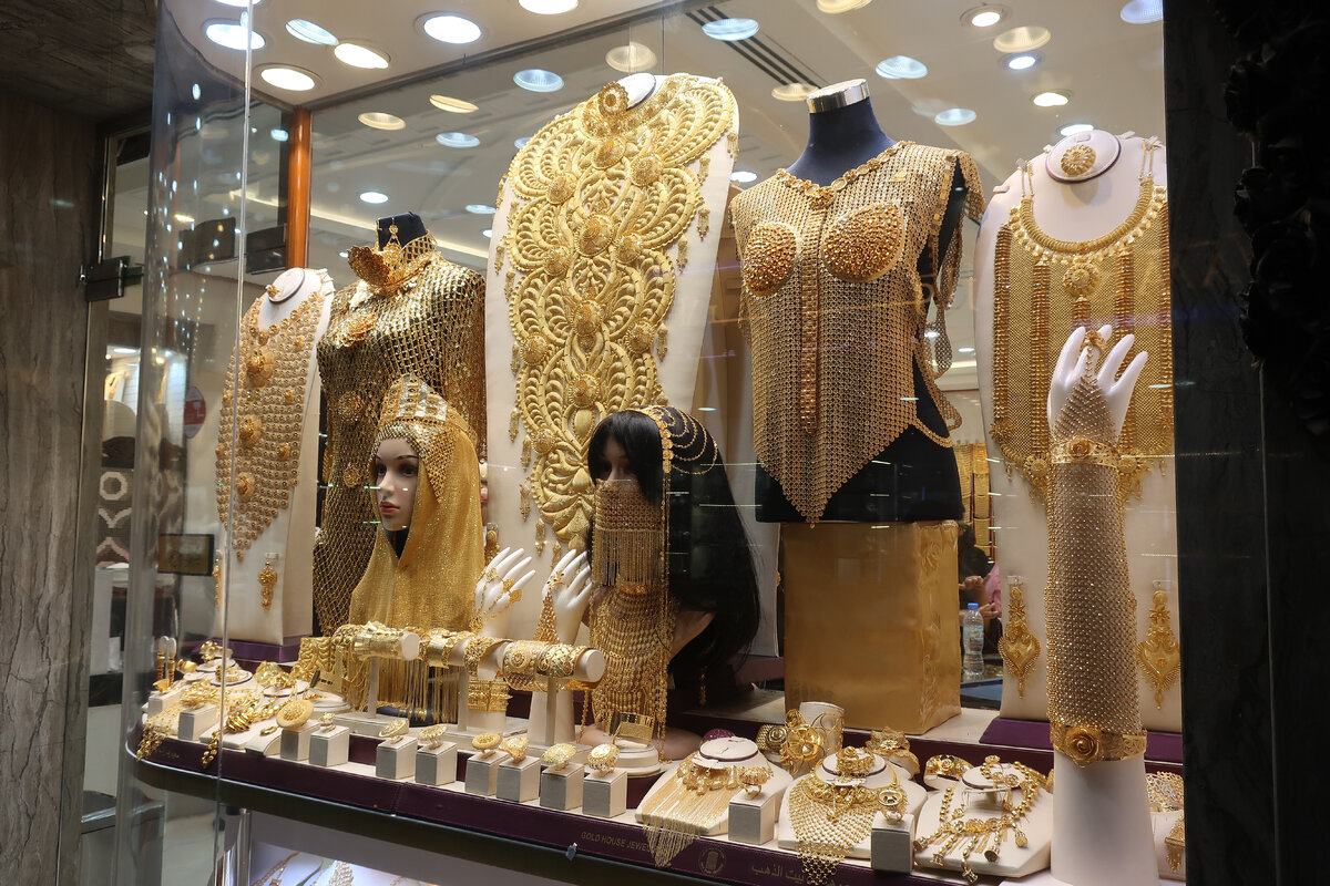 Золотой рынок в Эмирате Дубай. ОАЭ.
